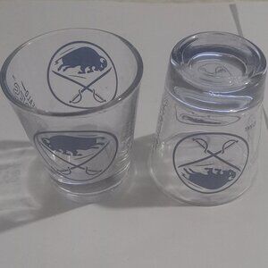NEW Buffalo Sabres Set of 2 NHL 2oz. Cup Shot Glass